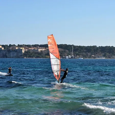 Flo & Rose Azur - Duplex Vue Terrasses Piscine Jardins Parking 戛纳