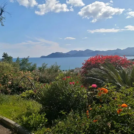 Flo & Rose Azur - Duplex Vue Terrasses Piscine Jardins Parking Daire